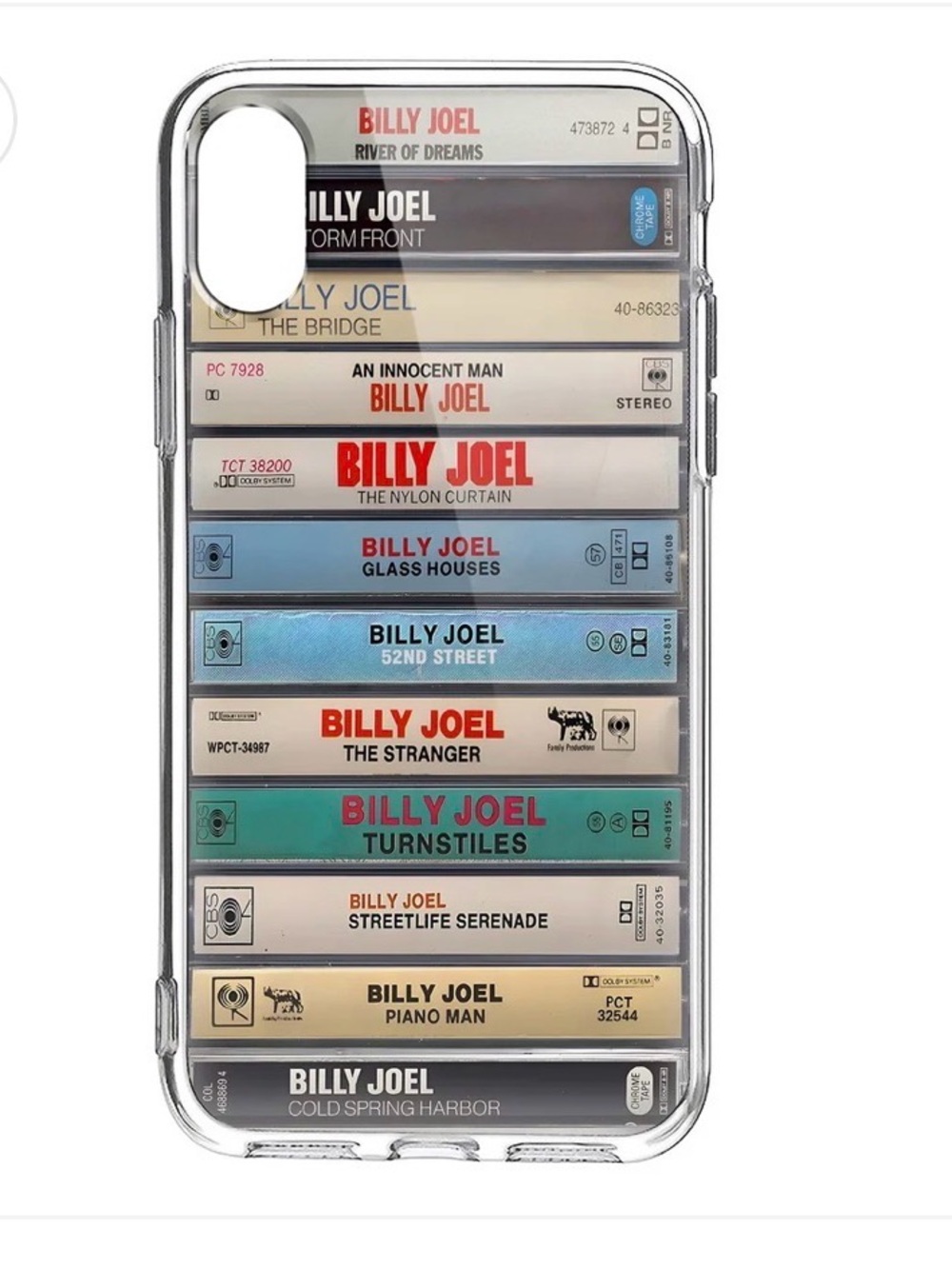 Billy Joel Cassette Stack IPhone 15 Phone Case - Multi-Color